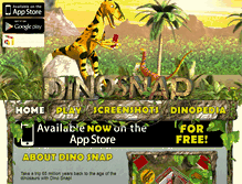 Tablet Screenshot of dinosnap.com